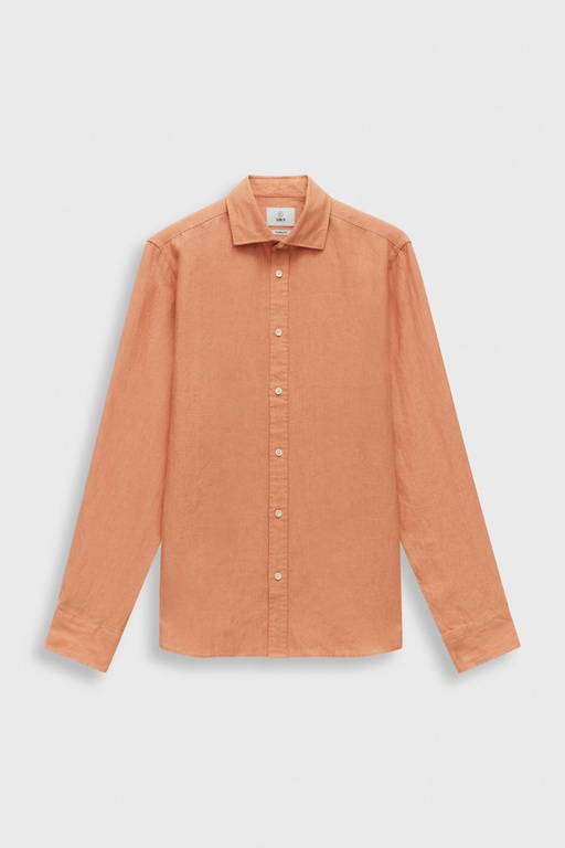 Dante linen shirt WASHED CORAL